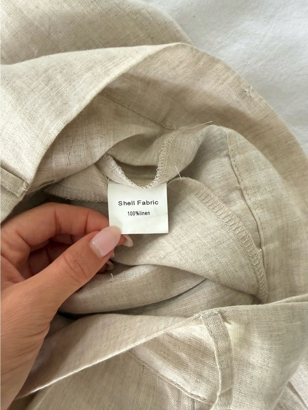 Style Addict Kenya Wide-Leg Linen Trousers in Cream Size XS - Picture 6 of 6